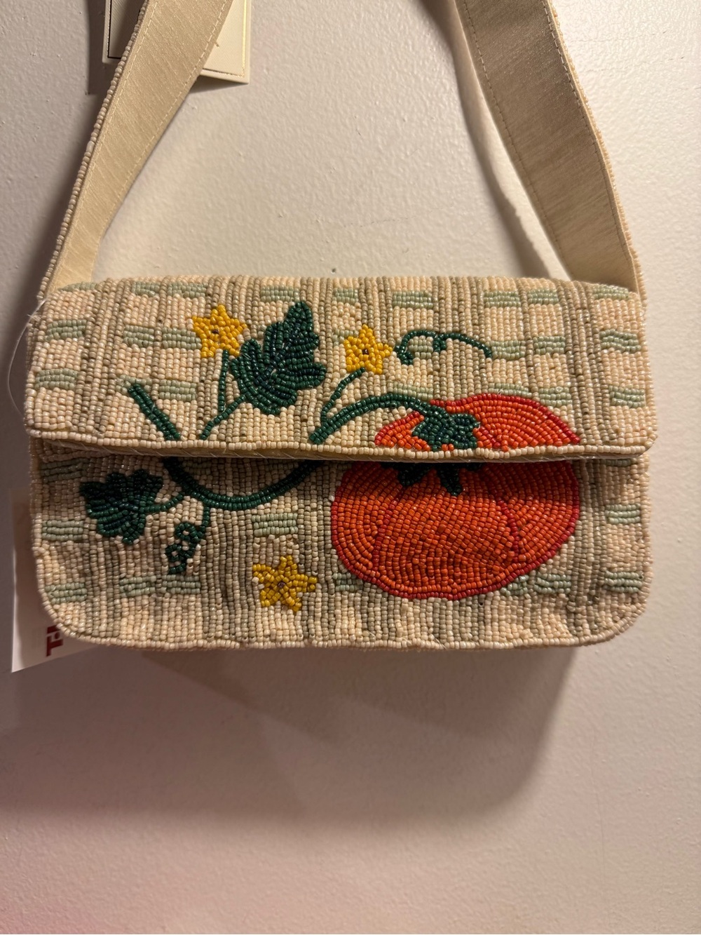 Beaded Pumpkin Bag Sol and Mer - Picture 2 of 9